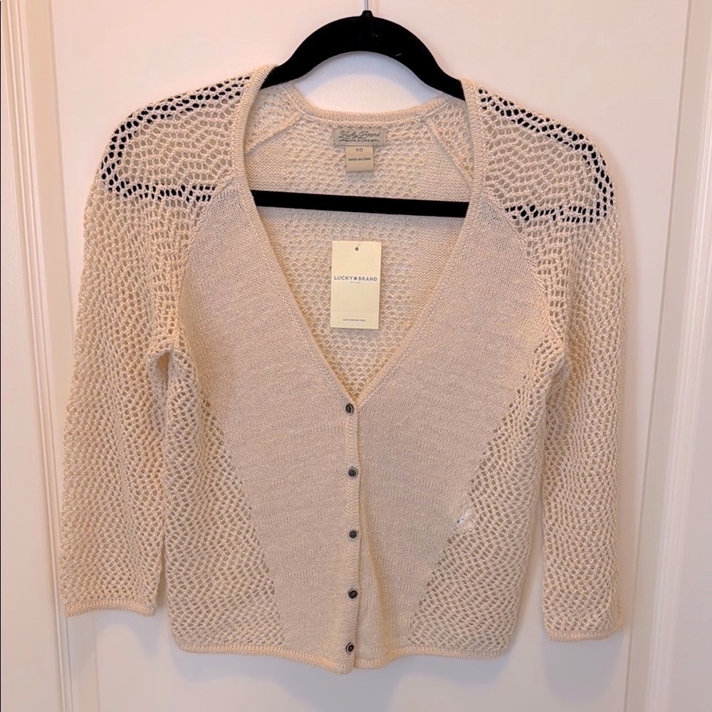 Lucky Brand Women's Cream Sweater